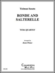 RONDE AND SALTERELLE 2 Euphonium 2 Tuba Quartet P.O.D. cover Thumbnail